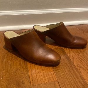 NISOLO All-Day Heeled Mule brandy size 8.5